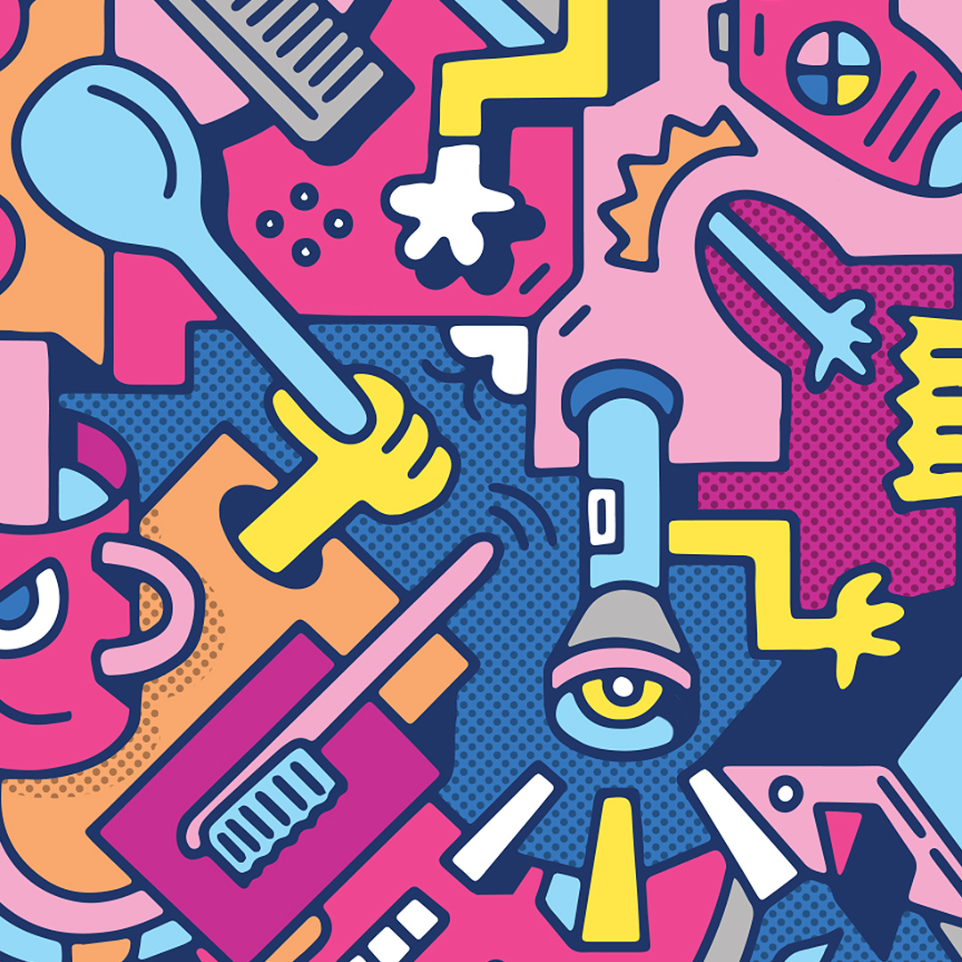 Cranio Creations - Pick It Up - Mister Phil Illustration