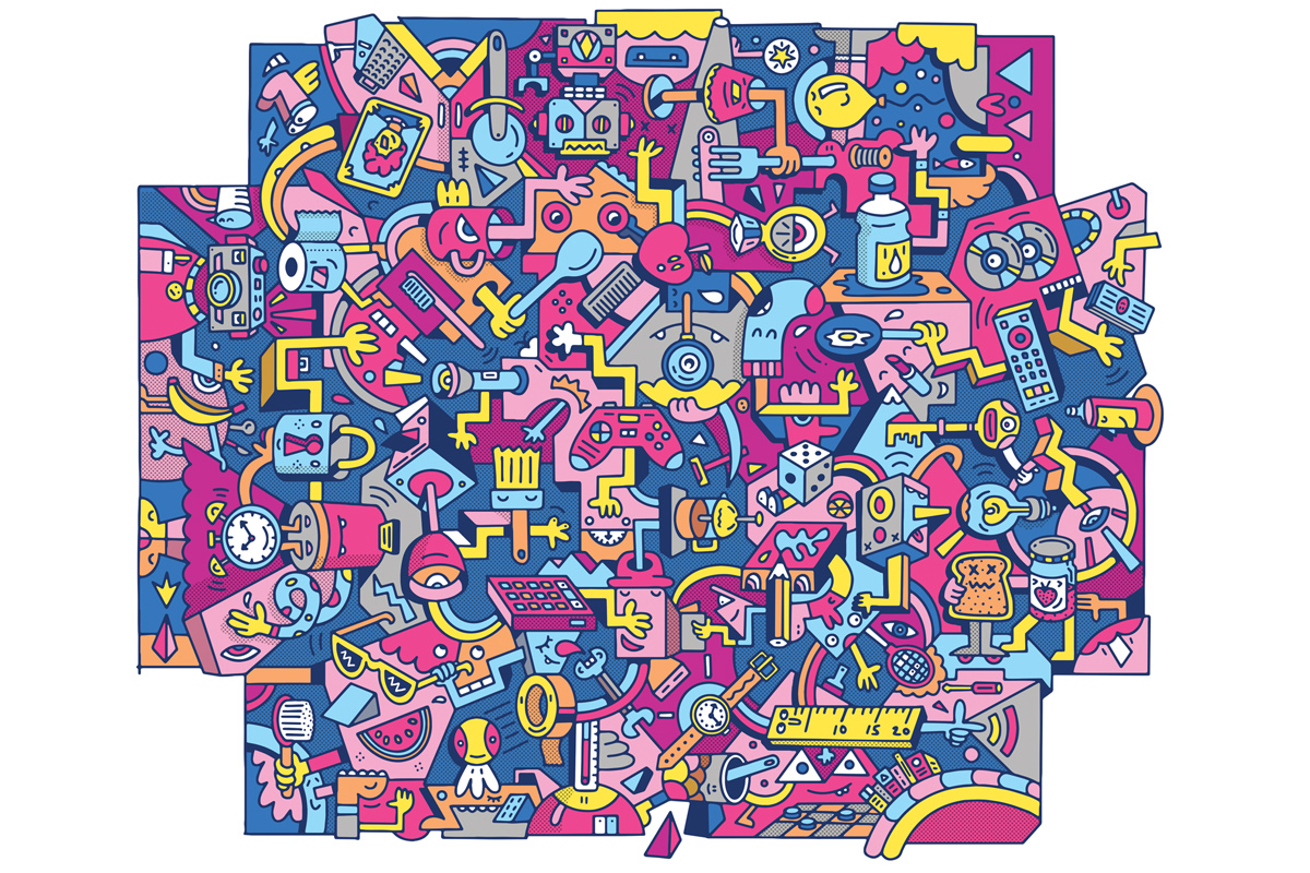 Cranio Creations - Pick It Up - Mister Phil Illustration