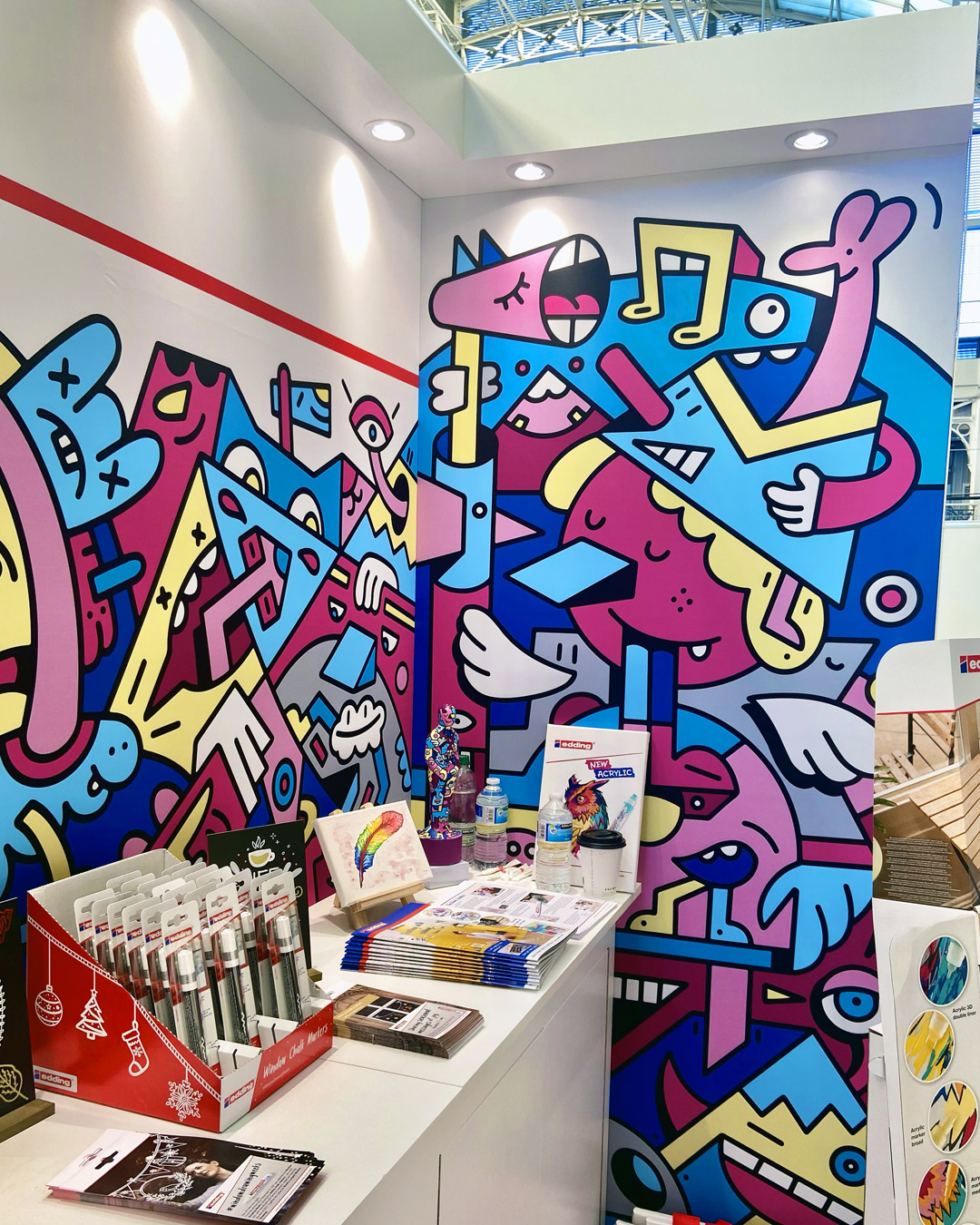 Edding UK London Stationery Show 2021 Mister Phil Illustration