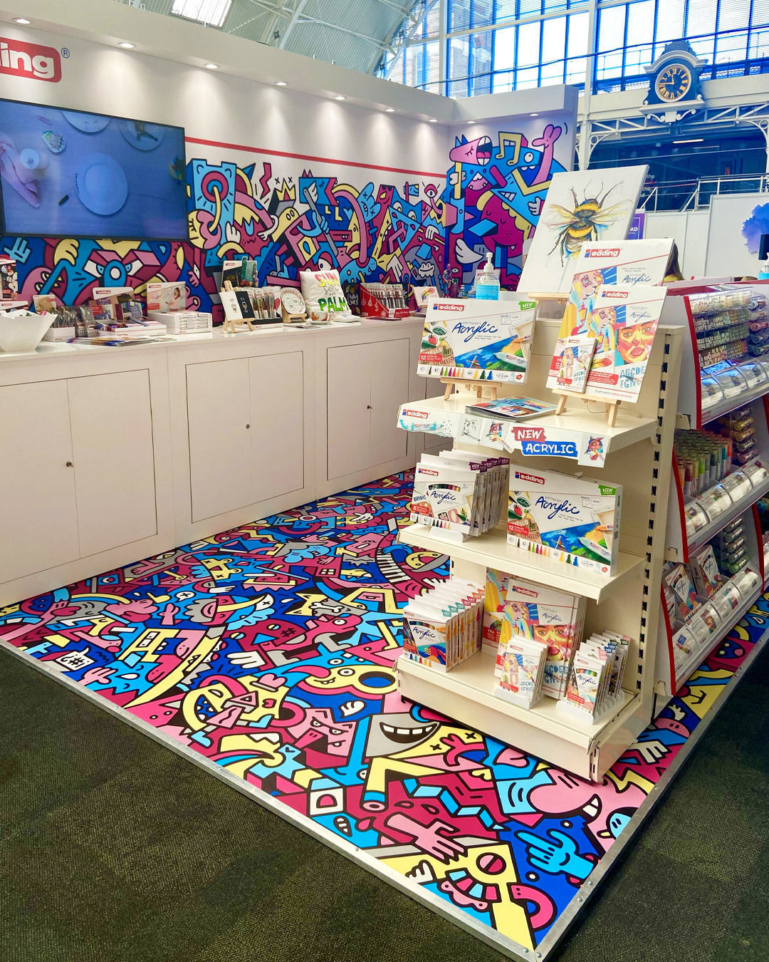 Edding UK London Stationery Show 2021 Mister Phil Illustration