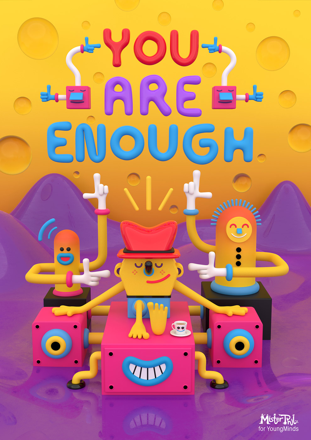 Hello Yellow - Mister Phil Illustration