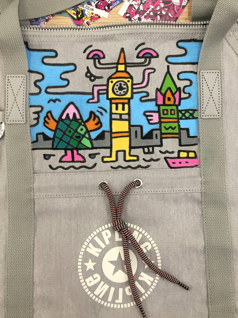 Kipling Bags Mister Phil Illustration