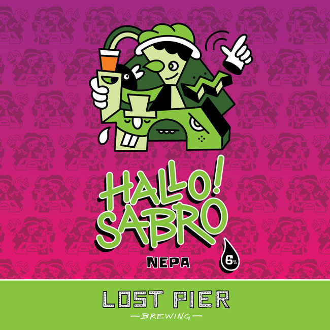 Lost Pier Brewing Mister Phil Illustration