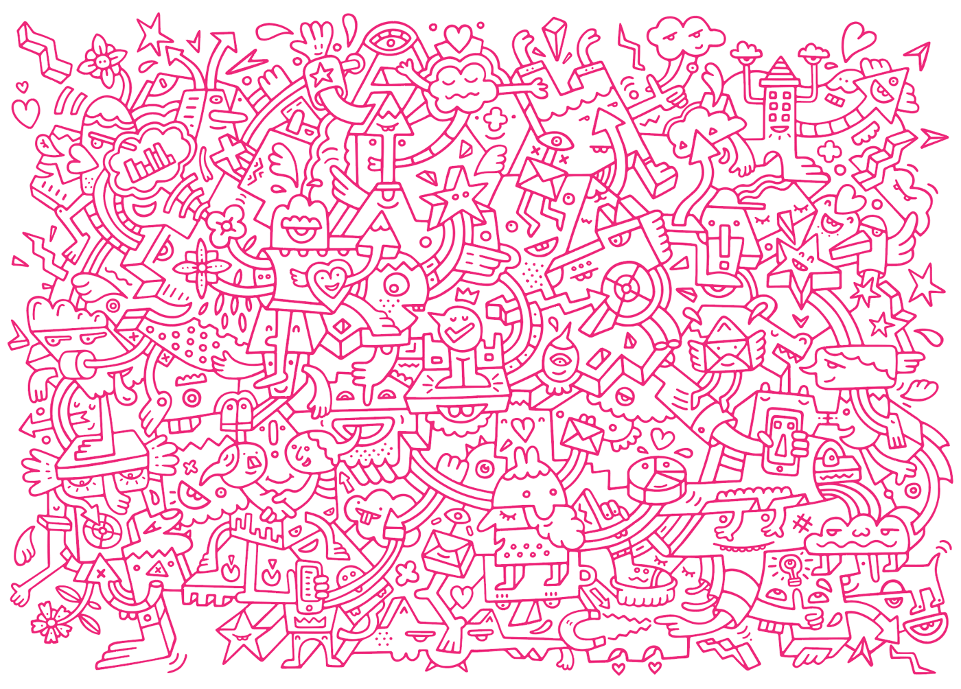 Make Positive Mister Phil Illustration