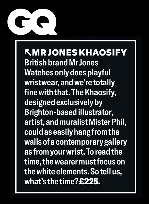 Mr Jones Watches - Mister Phil Khaosify - watch in case - unique watch