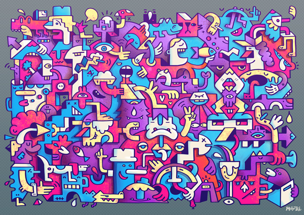 Brain of Thought - Mister Phil Illustration