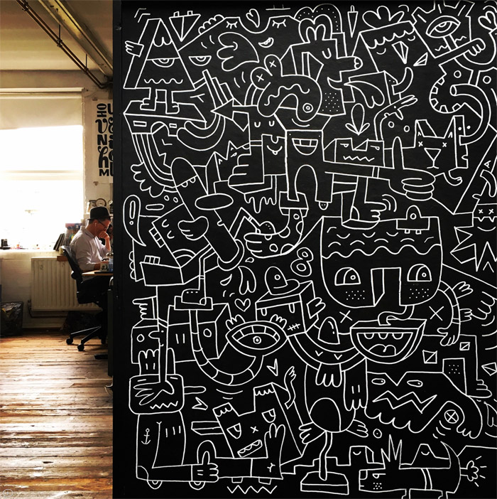 Mural - Mister Phil Illustration Art Brighton