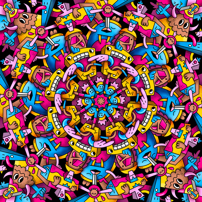 Ooples - Mister Phil Illustration Art Brighton