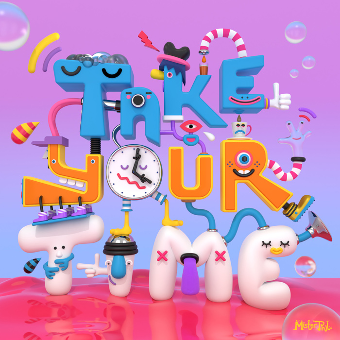 Take Your Time - Mister Phil Illustration Art Brighton