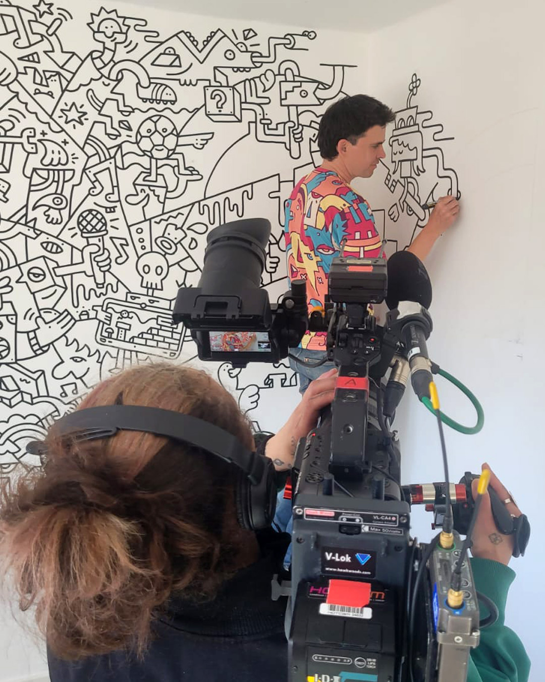 Sort Your Life Out BBC Doodle Wall Mister Phil Illustration