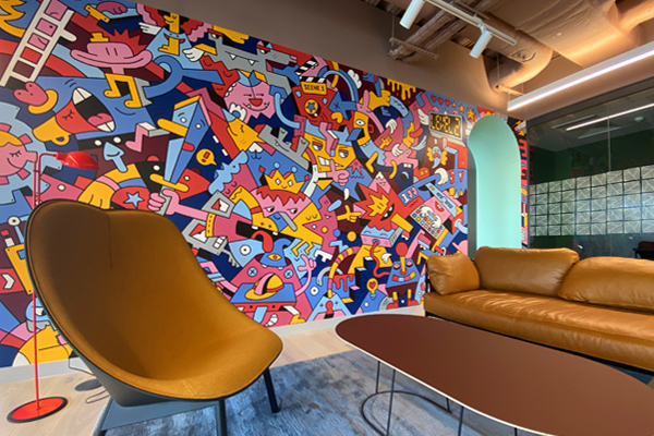 Mural Mister Phil Illustration Brighton Unity Brinell Building